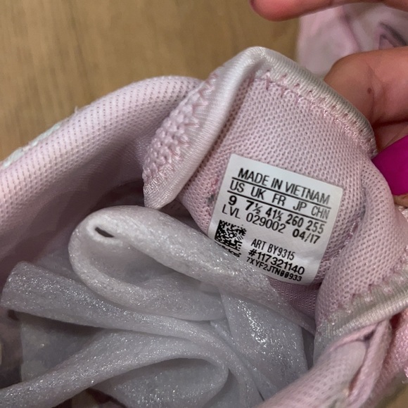 Pink Adidas Athletic Shoes - Picture 6 of 6